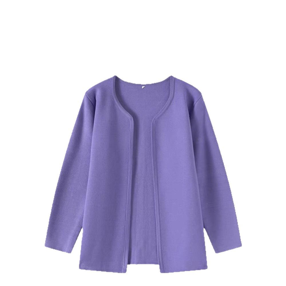 Korean Style Nurse Cardigan Sweater Coat for Doctors and Salon Professionals
