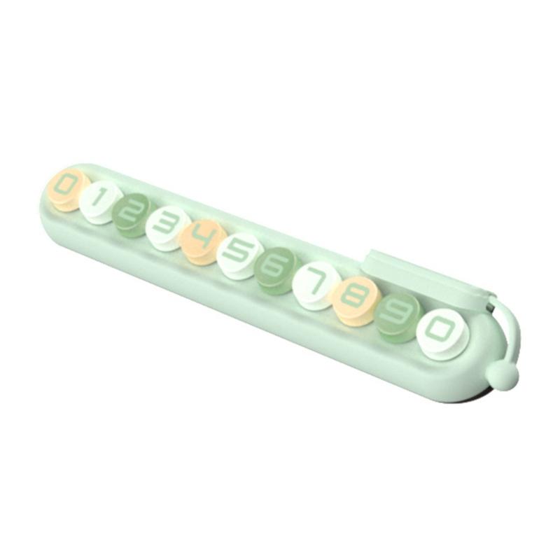 Easy To Install Quick Change Temporary Car Parking Marker Park Number Plate Display with Fashion Designs for City Use