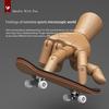Mini Finger Skateboard Spielzeug mit Kugellager Rädern Professionelles Holzlegierung Kleines Finger Board Jugendliche Erwachsene Sport Trainings Requisiten
