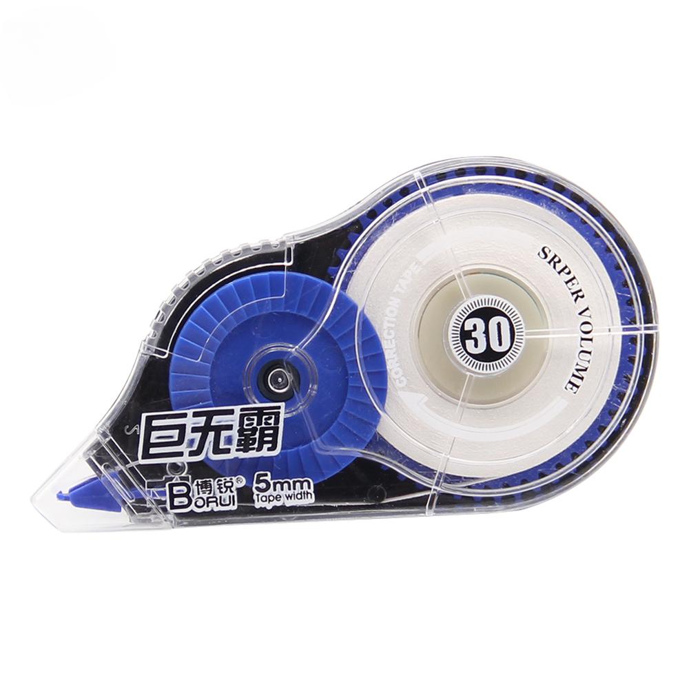 30M Rulo Büyük Kapasiteli Daksil Düzeltme Bandı Öğrenci Hata Bandı Kalemi Geri Sarıcı Okul Ofis Malzemeleri Kırtasiye