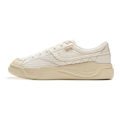 LiNing Lightweight Fashion Classic Casual Versatile Thick Sole Height Increasing Non-Slip Wear-Resistant Low-Top Canvas Shoes Unisex Sneaker AGCV065-2