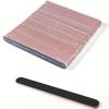 25pcs Professional Double Sided 100/180 Grit Nail Files Black Manicure Pedicure Tool and Nail Buffering Files Black Nail Files