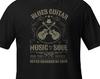 Vintage Style Blues Guitar T-Shirt: Music Lover Gift