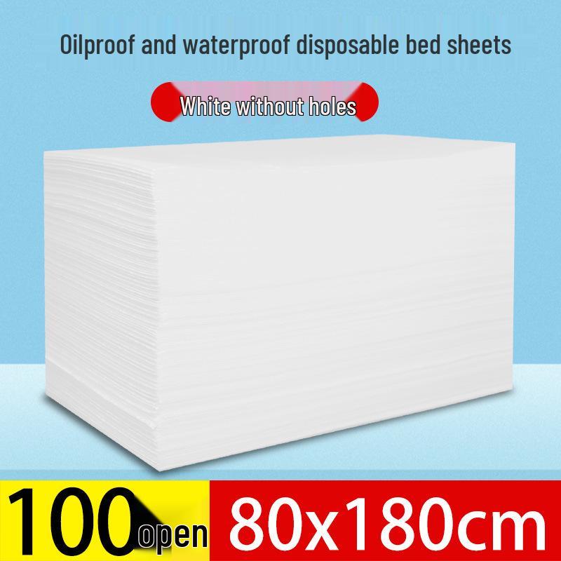 Disposable Oilproof Massage Table Sheets, Waterproof & Thickened Non-Woven Travel Mattress Pads