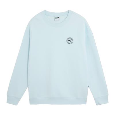 Puma Bisiklet Yaka Uzun Kollu Günlük Sweatshirt Unisex Sweatshirt Açık Mavi 627878-23
