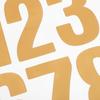 4Sets Waterproof Outdoor Number Stickers for Mailbox Address Identification Numbers Modern Self-Adhesive Decals Exterior