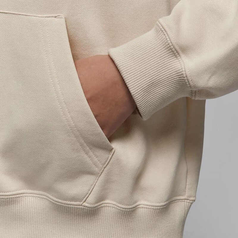 Jordan As W J Brk Flc Ft Po 24 Loose Knit Hooded Sweatshirt Women sweatshirt Khaki HJ1347-203