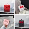 Shoulder Bow Tie Crossbody Bag Girls Trendy Mini Square Bag For School And Play