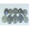 480Cts. Natural Marcasite Oval Shape Cabochon Loose Gemstone 10Pcs Lot C-322