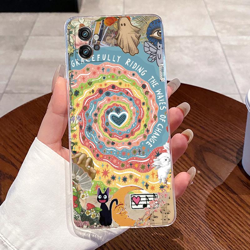 

Jelly Casing For Motorola Moto G32 Coque Capa Clear Silicone Soft TPU Back Cover Cute Cat Rabbit Heart Protective Case Fundas Motorola Moto G32