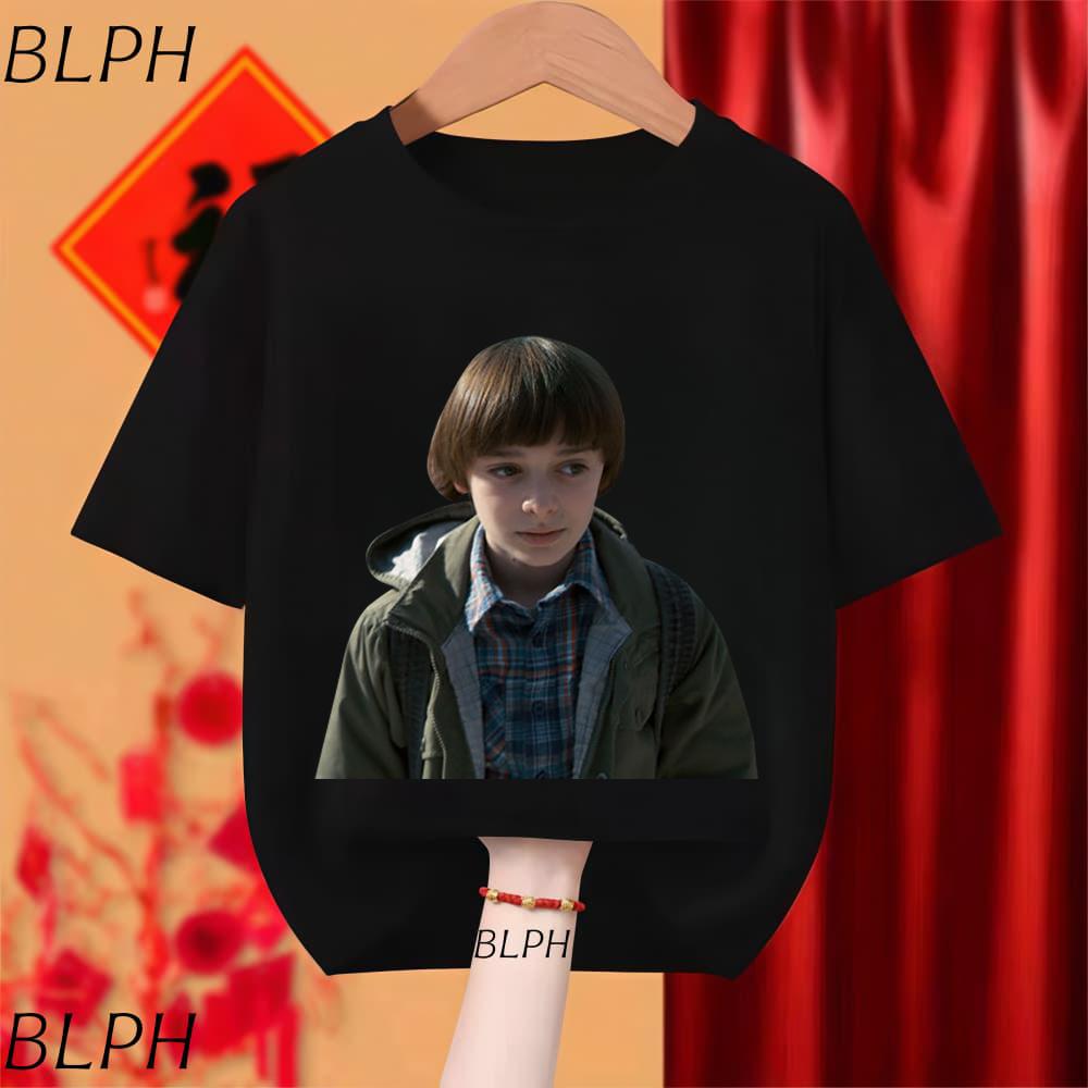 Summer Fashion Kids Clothing Stranger Things Will Byers Character T-Shirt Top 100