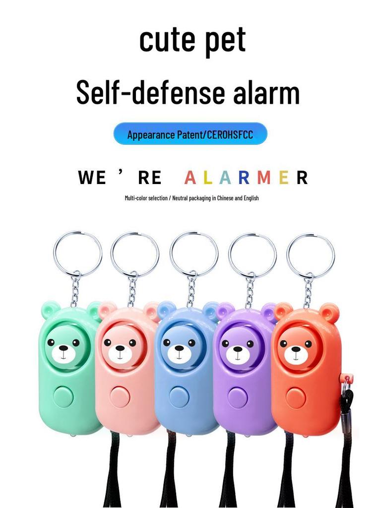 130dB Personal Safety Alarm for Self-Defense, Ideal for Women, Students, and Elderly