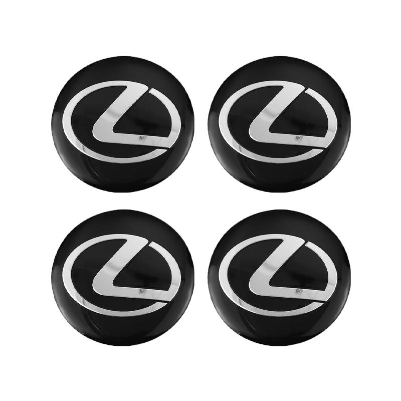 

4Pcs 56MM Car Wheel Center Hub Cap Rim Cover Emblem Stickers For Lexus IS250 IS200 CT200h GS300 LS430 RX450h LX570 IS300 ES LBX