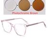 Spring Leg Blue Light Blocking Oval Myopia Eyeglasses With Degree Fashion TR90 Women Minus Sight Eyeglasses 0 -0.5 -0.75 To -6.0