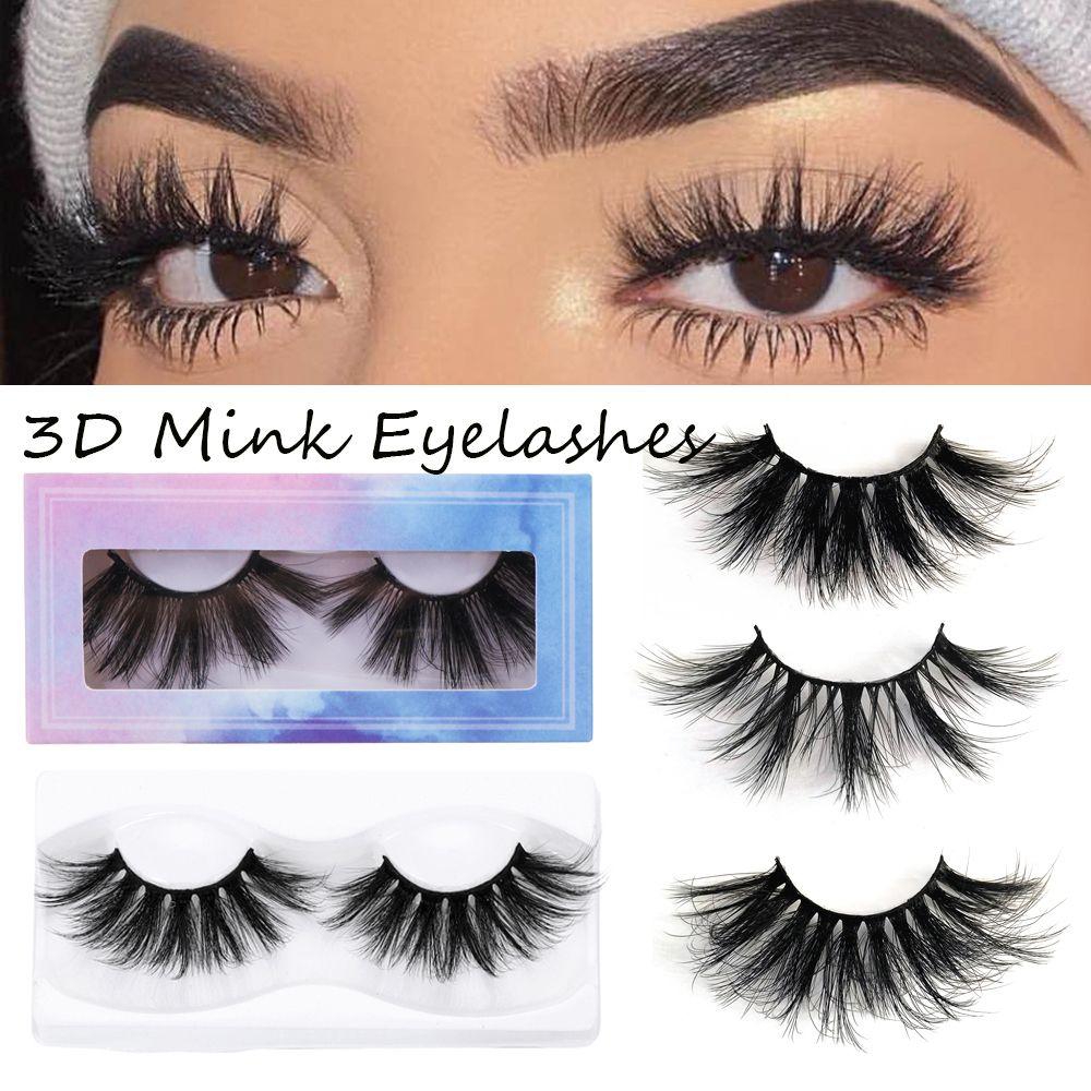 

Handmade Eye Makeup Tools Wispies Fluffies 3D Mink Lash Lash Extension Thick Long False Eyelashes
