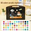 Children's Back-to-School Acrylic Markers - Waterproof, Layerable DIY Hand-Painted Watercolor Pens