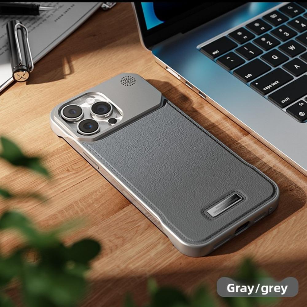 Luxury Magnetic PU Leather Aromatherapy Case For iPhone 17 Air 11 12 13 14 15 16 Pro Max Plus Wireless Charging Borderless Case