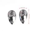 200 Pcs   Bd Acrylic Resin Drip Sewing Rhinestone Buttons 7x12mm Shoe Decoration less thanbr(  Coloured )