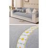 Embroidery Sofa Cover White Edge Four Season Universal Chenille Anti-slip Sofa Cushion for Living Room Mat Couch Towel Slipcover