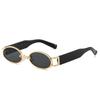 New Vintage Oval Sunglasses Woman Ins Small Retro Punk Sunglasses For Women Luxury Brand Designer UV400 Protection