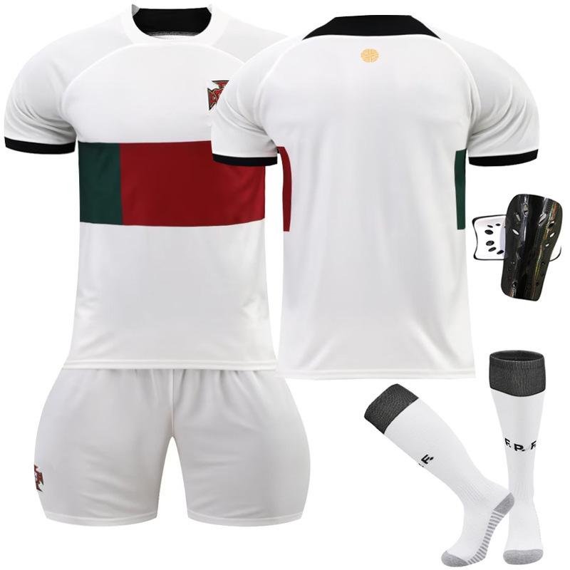 22 Away home number Luo football jersey set with original socks guard plate short sleeve World Cup