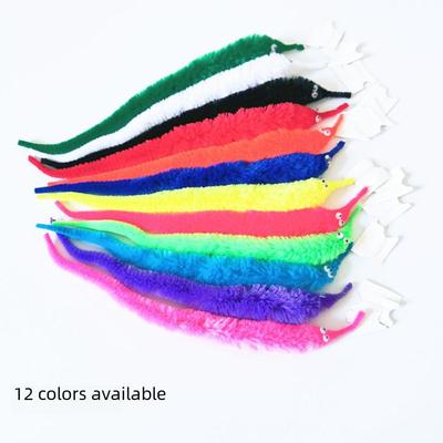 Elf and Seahorse Magic Caterpillar Toy In Simple Packaging - Close-up of Whimsical Cat and Worm Elves.