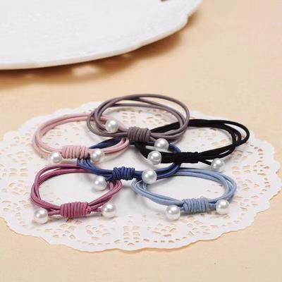 1PC Simple Knot Elastic Hair Bands for Girls Bohemian Headband Scrunchy Korean Kids Hair Accessories