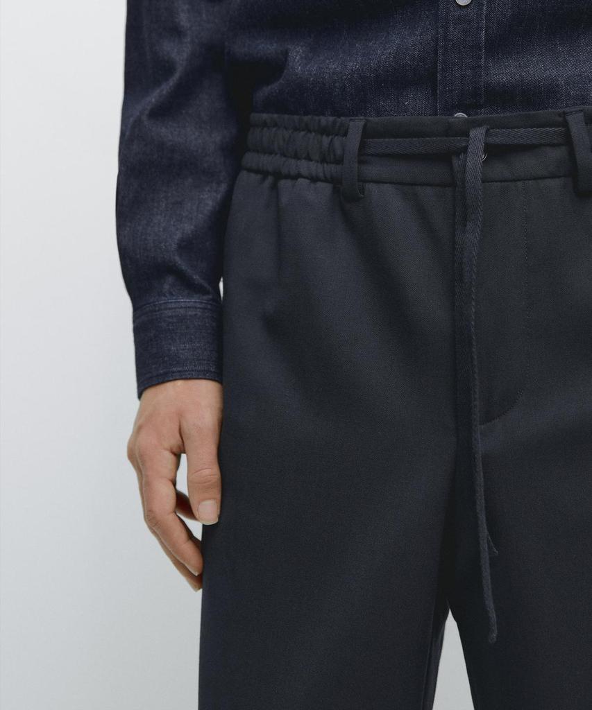 Masimodutti Cold Wool Texture Pants