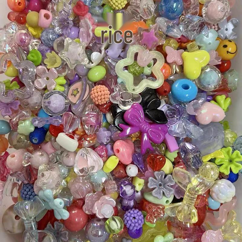 Colorful Loose Beads for DIY Jewelry and Phone Lanyards
