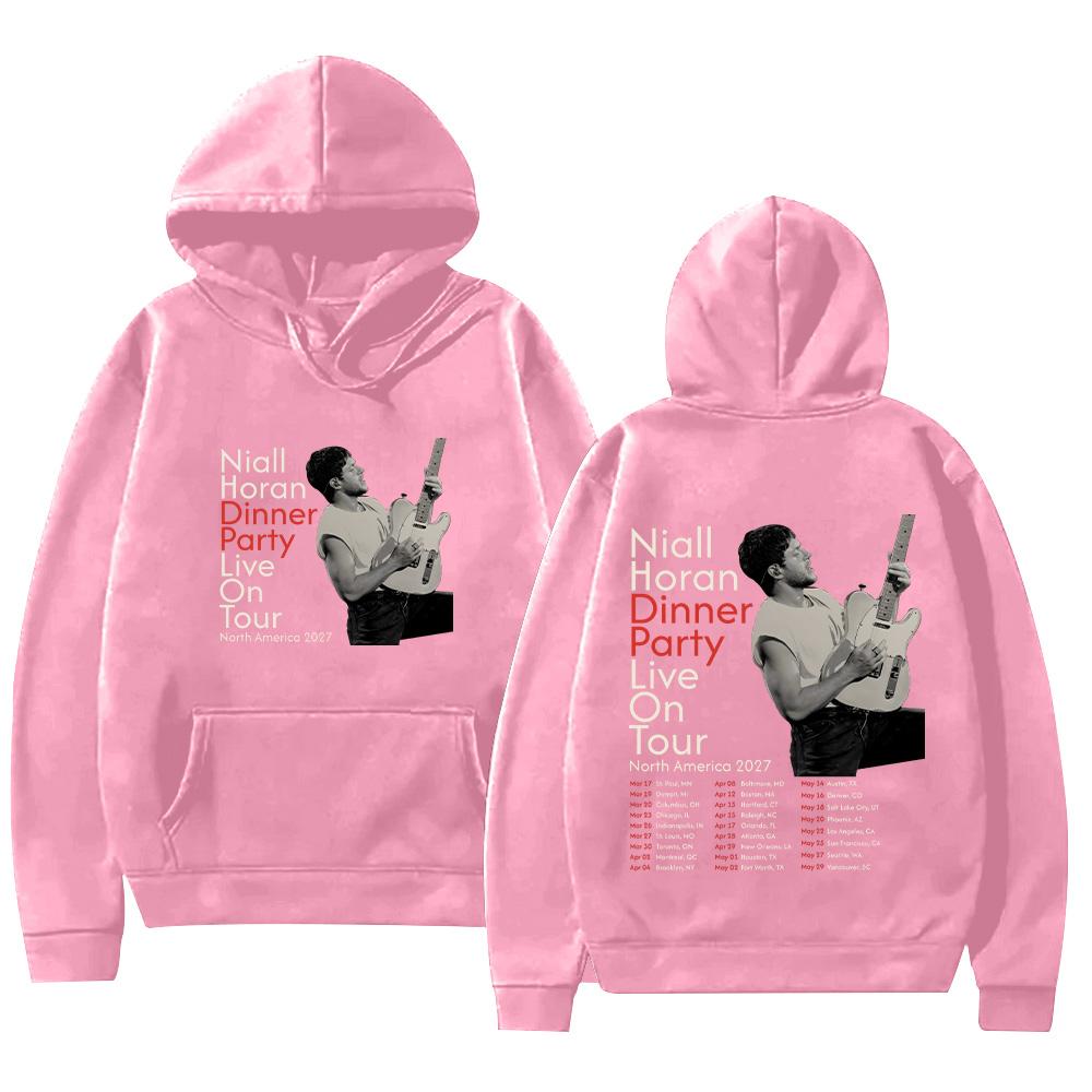 Niall Horan Dinner Party Live Tour North America 2027 Hoodie Y2k High Street Sweatshirt  Male Clothes Pullover Unisex Streetwear