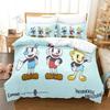 Cartoon Cuphead Show Bedding Set For Bedroom Soft Modern Bedspreads Comefortable Kids Duvet Cover Quilt Cover And Pillowcase