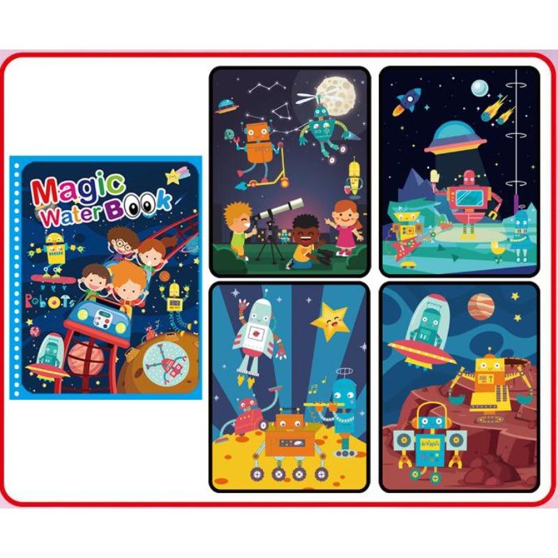 Kids New Magic Water Drawing Books Coloring Books Painting Toys For Kids Birthday Christmas New Year Gift For Boys And Girls