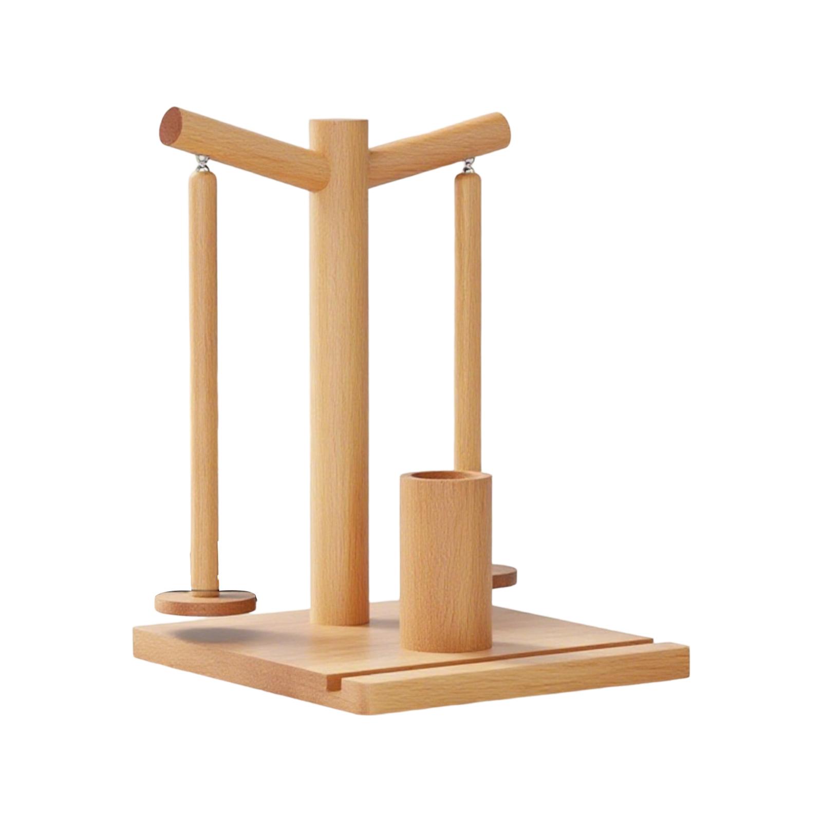 

Universal Yarn Winding Rack With Mobile Phone Holder And Yarn Ball Storage. One Size бежевий