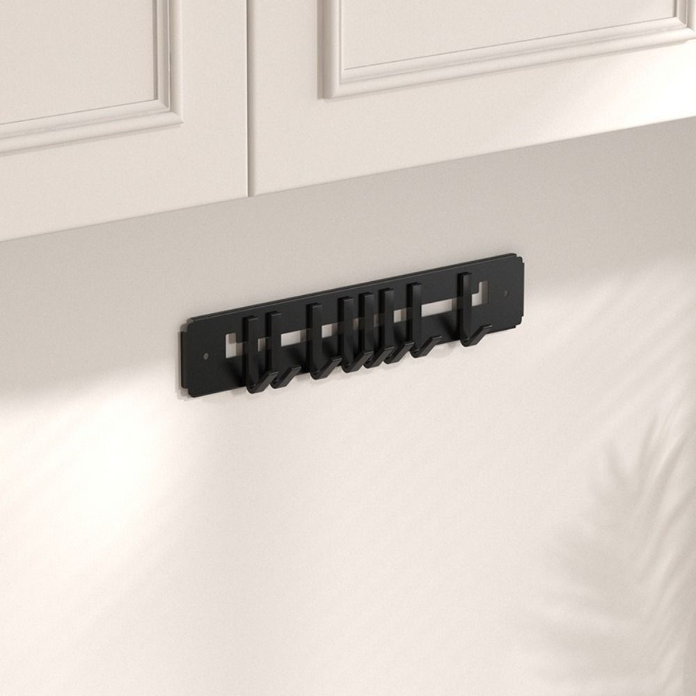 Carbon Steel Utensils Storage Row Hook Large Capacity Sundries Storage Hook  Entrance