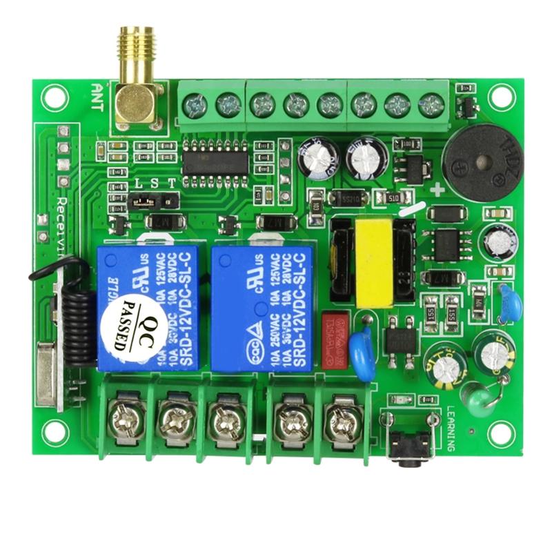 315Mhz/433Mhz Wireless Remote Control RF Remote for Motor Waterpump 12V-48V 4CH Universal Relay Receiver and Transmitter