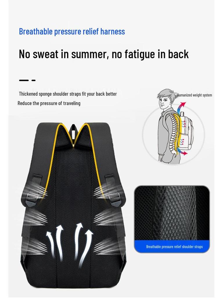 Water-Resistant Korean Style Backpack for Students - Large Capacity, Lightweight Computer Pack for Middle, High School & College