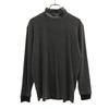 Border Pattern Long Sleeve High Neck Cut 46 Black Men's Used