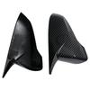 Für Hyundai Veloster 2018-2025 Außenspiegelabdeckung Kappe Carbonfaser-Optik ABS Auto Exterieur Zubehör Links Rechts