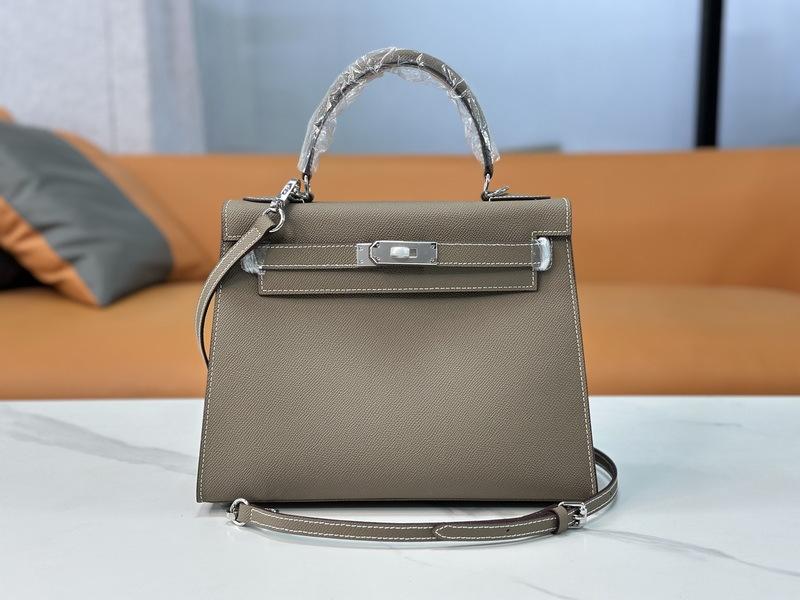 26 New Genuine Leather Women's Bag Palm Pattern Mini 22CM25 Silver Buckle Handbag Single Shoulder Diagonal Cross-border