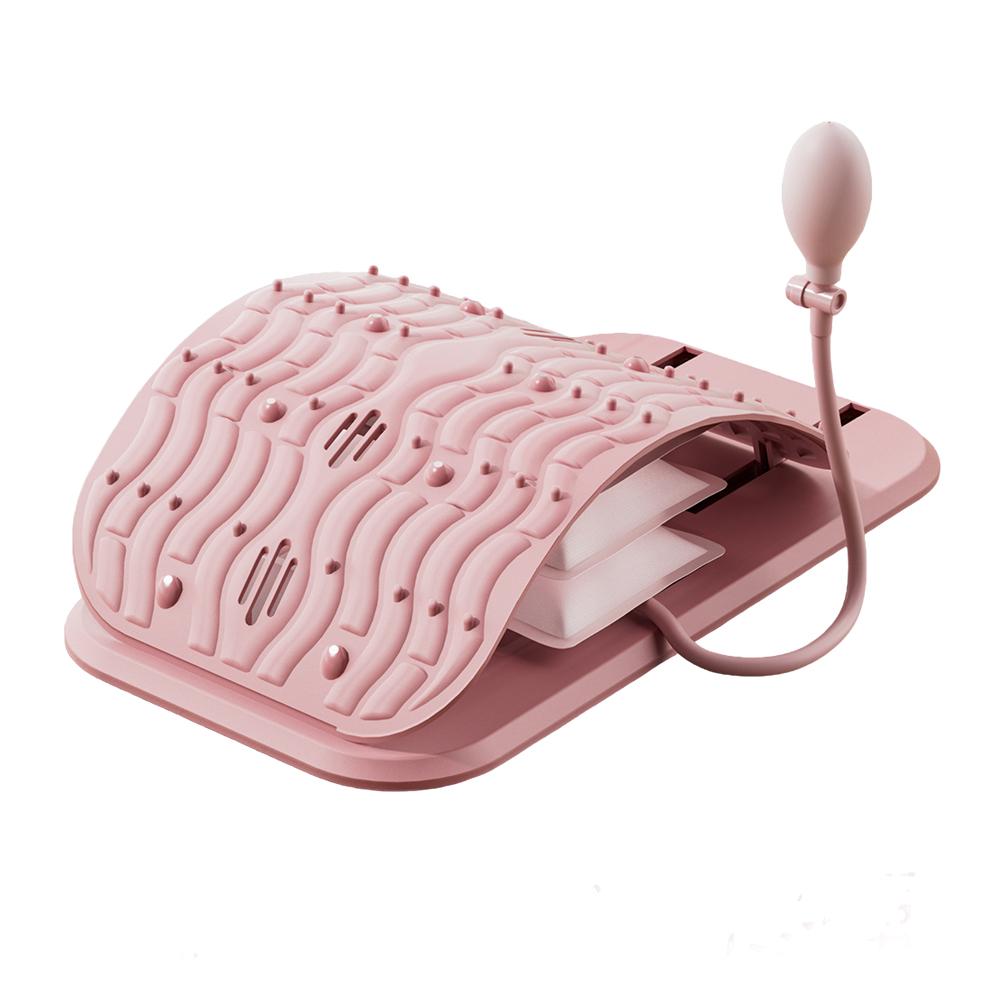 Inflatable Lumbar Support Pillow Lower Back Pillow Adjustable Height Waist Pillow Heavy Duty Lumbar Cushion for Lower Back