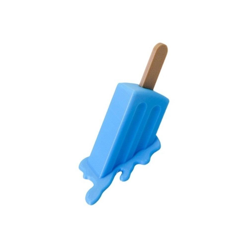 

Creative Melting Ice Cream Magnet 3D Printed Magnetic Fridge Magnet Office Decor синий