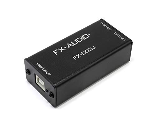 FX-AUDIO- FX-D03J USB Bus-Powered DDC Adds Optical and Coaxial Digital Outputs via USB Connection, High-Resolution Compatible, Optical, Coaxial, 6-Mon