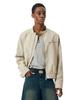 Secondmono Coated Nylon Zip Jacket [Beige]_Sejk034Beige