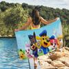 Cartoon S-Safety S-Sheriff L-Labrador Towel Quick Drying Beach Towels Are Suitable For Swimming Pools Camping Yoga And The Gym