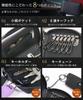 Exquisite Leather Key Genuine Leather Smart Key Case with Card Coin and Integrated Mini Wallet with 6 Hooks and Japanese Design [STREAM] Case, Men's
