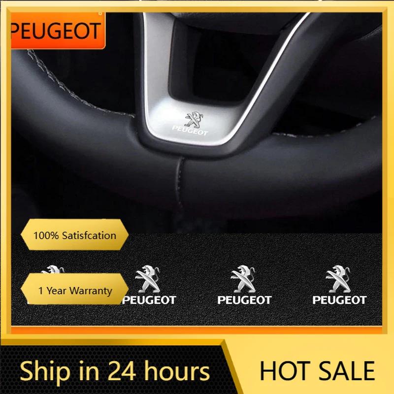 Car Sticker 2025 Hot Car Gooods Steering Wheel Sticker Auto Random Decal For Peugeot 205 301 308 308S 309 405 406 407 408 605 60