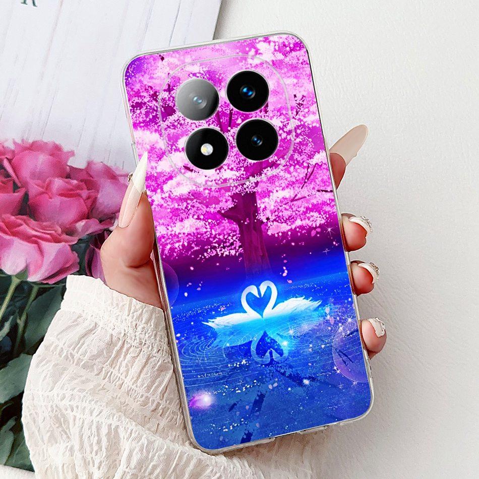 For Xiaomi Redmi Note 14 Pro+ Elegant Floral Butterfly Phone Case For Redmi Note14 Pro Plus 5G Soft Silicone TPU Cases
