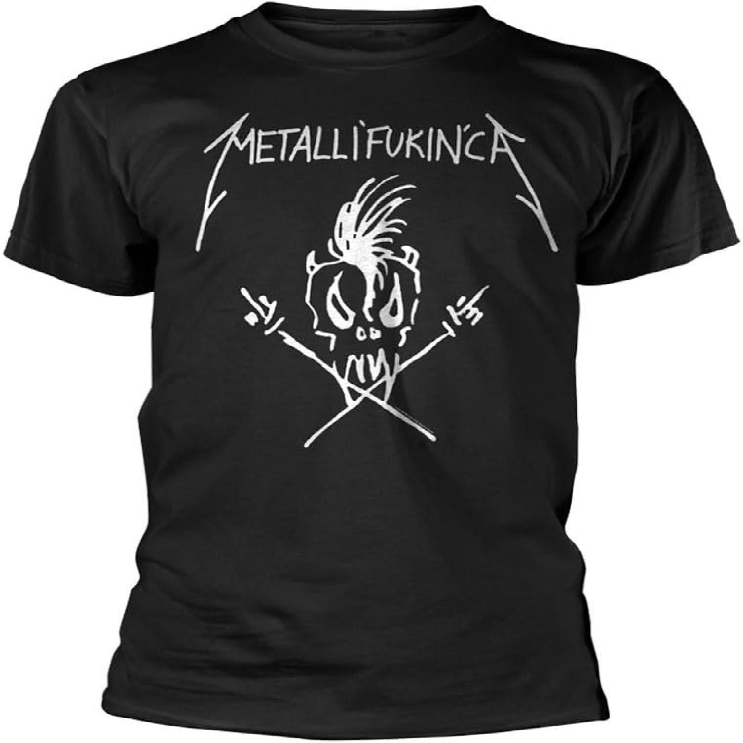 Футболка с логотипом группы Metallica Metallifukinca S