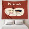 Custom Name Charlie and Lola Print Tapestry, Backdrop, Easy Setup, Ideal for Bedroom, Office & Living Room, with Aesthetic Wall Hanging Decor.