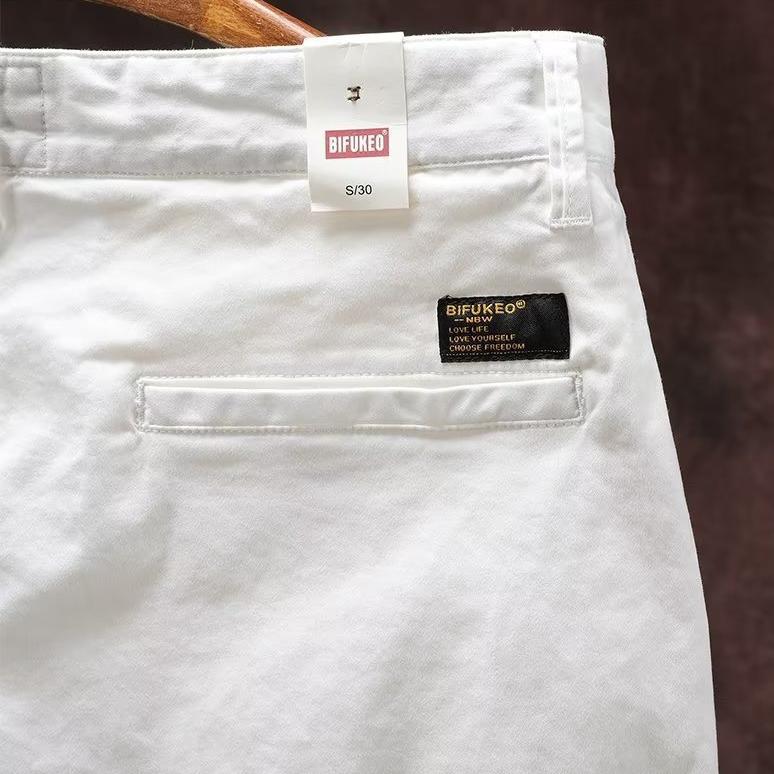 Vícebarevné džínové šortky Pánská móda Ležérní Slim Cargo Denimové šortky Pánské Streetwear